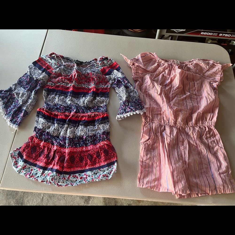 Girls Colorful Rompers